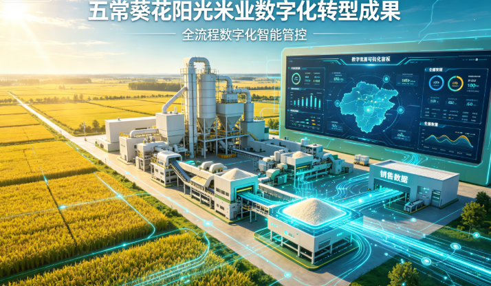 五常葵花阳光米业数转案例